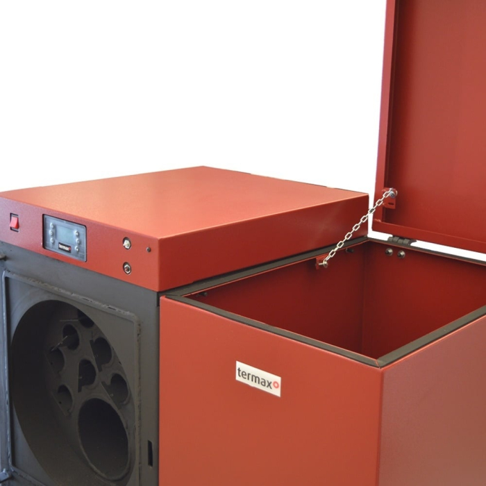 Centrală mixtă Termax Tera 40 kW, buncăr 120 kg, manta apă 100 L [5]