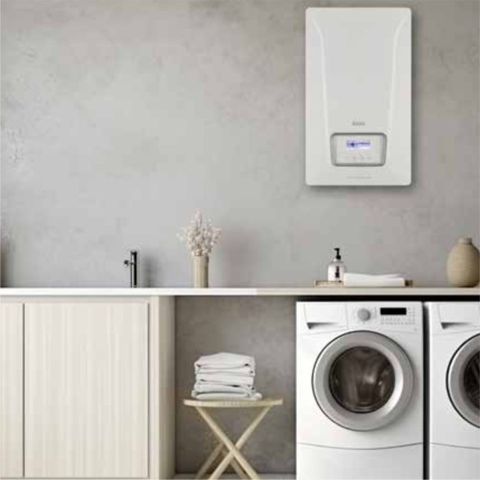Centrală termică în condensare Baxi Luna Century 24 pentru încălzire și apă caldă, kit evacuare inclus. [2]