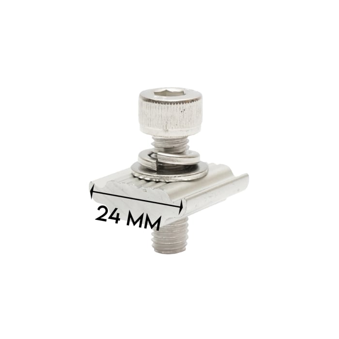 Clema intermediara 30mm prindere panou solar fotovoltaic sistem B DISEM46 [3]