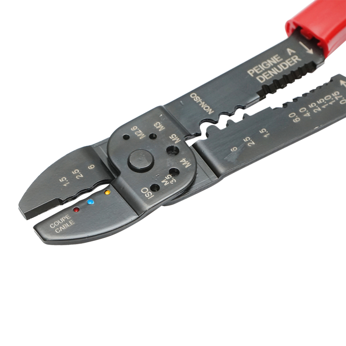 Cleste sertizare si dezizolare cabluri electrice 0.75-6 mm BK79038 [3]