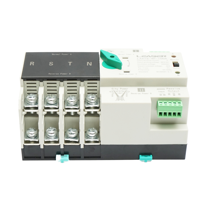 Comutator ATS trifazat 400V Dual Power 4P 63A separator automat - Leader BK78020 [3]