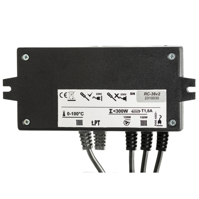 Controler centrala REGLER RC 36v2, comanda pompa de recirculare si ventilator, optional senzor gaze arse [3]