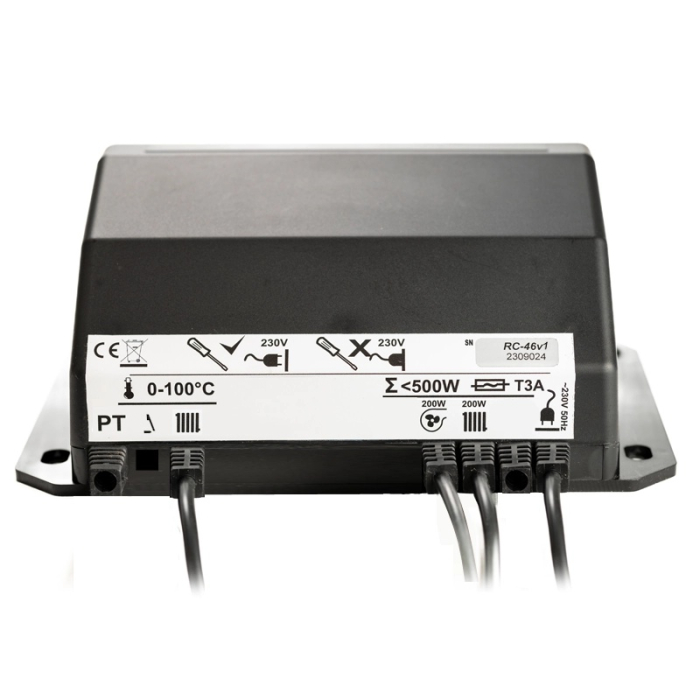 ReGLER RC 46v1 – controler centrală, comandă pompă și ventilator, opțional termostat și senzor gaze [3]
