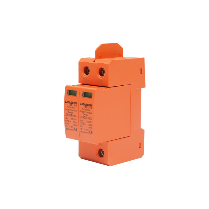 Descarcator la supratensiune cu semnalizare LD-SPD-2P-40kA-500VDC - Leader DISHW23 [2]