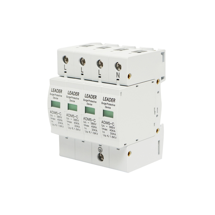 Descarcator SPD Leader 2P 4P 385V 20kA 40kA cu semnalizare [2]