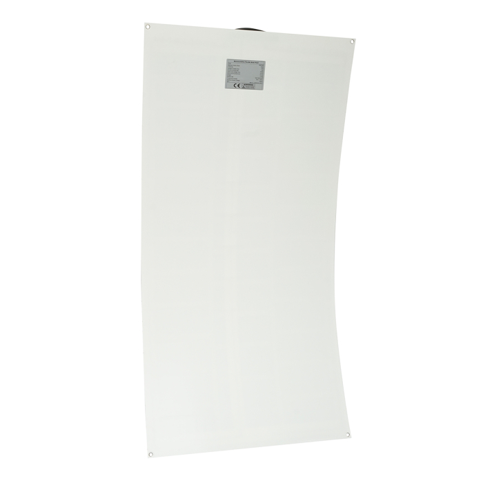 Panou solar flexibil portabil 100W monocristalin, Vmp ~18V, pentru sisteme 12V/24V cu regulator; dimensiuni 1060×535×3 mm. [3]