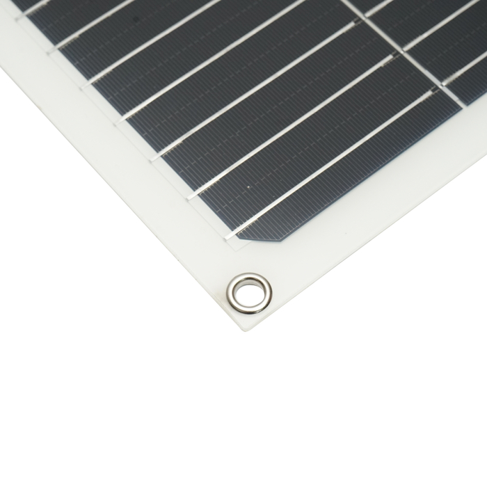 Panou solar flexibil portabil 100W monocristalin, Vmp ~18V, pentru sisteme 12V/24V cu regulator; dimensiuni 1060×535×3 mm. [6]