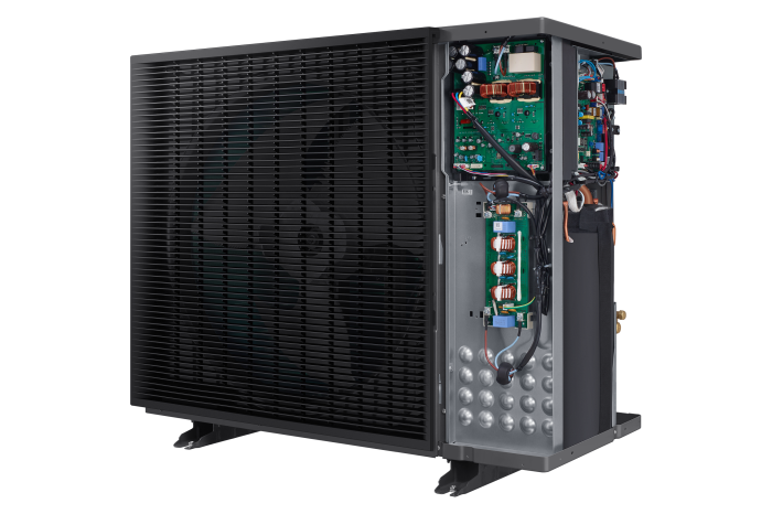 Samsung ClimateHub ACM Split R32 – boiler integrat 200L, Wi-Fi, touch 7” [6]