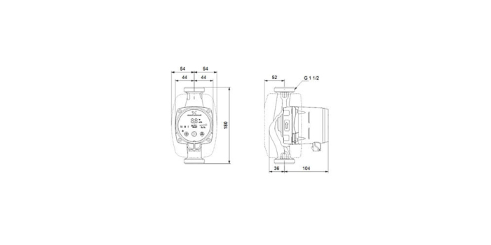 Pompa de recirculare apa calda GRUNDFOS Alpha2 25-40 180, 99411165 [2]