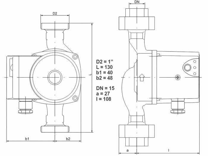 Pompa electronica de circulatie IMP PUMPS NMT PLUS 15/40-130 [4]