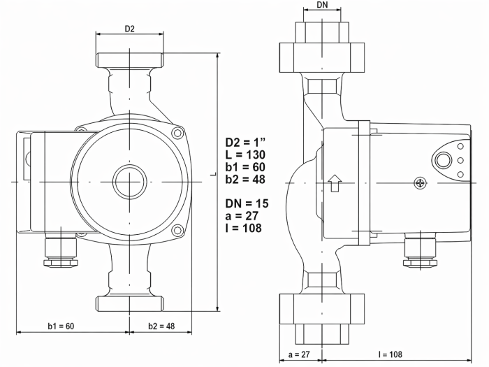 Pompa electronica de circulatie IMP PUMPS NMT PLUS 15/60-130 [4]