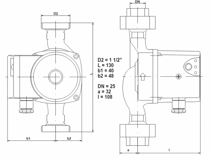Pompa electronica de circulatie IMP PUMPS NMT PLUS 25/40-130 [4]