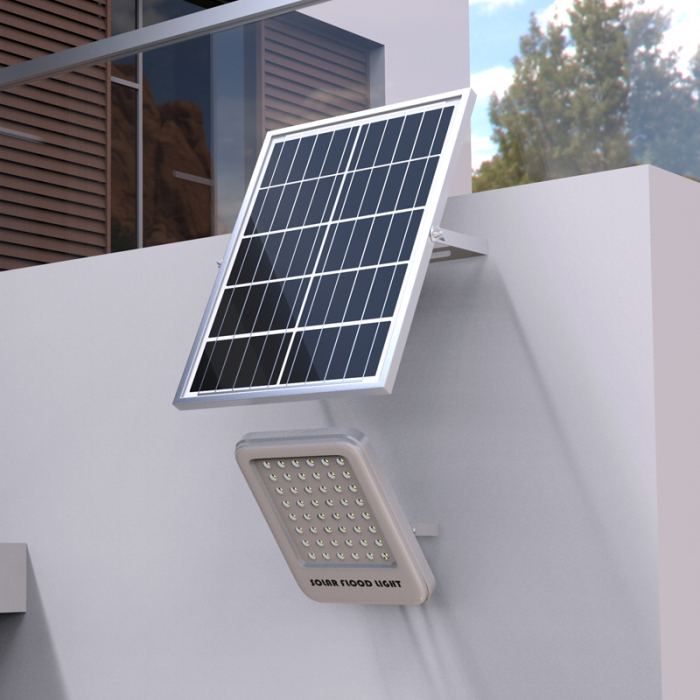 Proiector LED solar 150W cu panou 25W si telecomanda BK87439 [2]