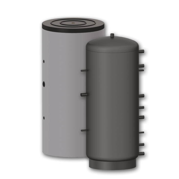 Puffer acumulare agent termic, cu doua serpentine, DOX BT2 2000L, montare verticala [2]