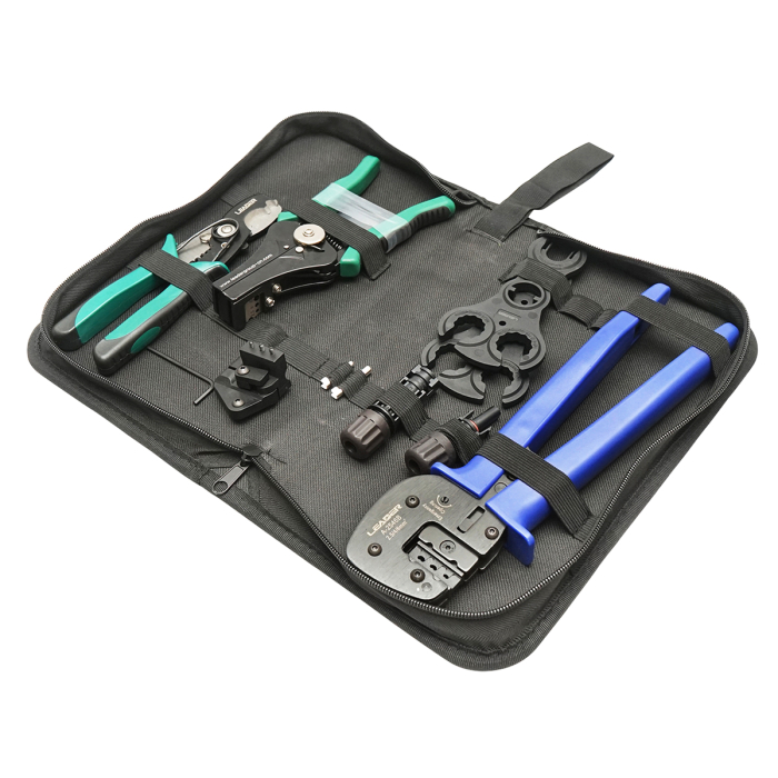 Set 5 scule sertizare cabluri electrice si conectori MC4 Leader BK77799 [2]