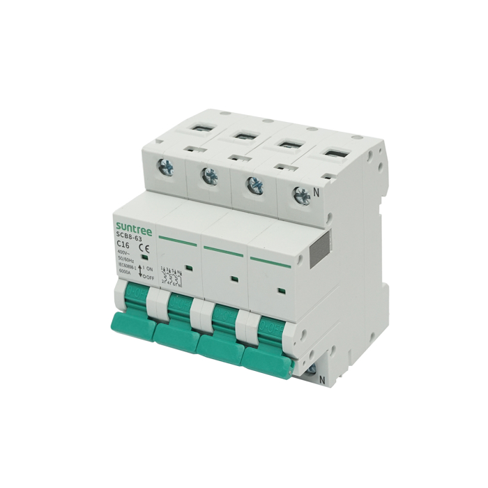 Siguranță automată Suntree 3P+N 400VAC – variante 10A/16A/20A/40A (DISMB44/45/46/49) [2]