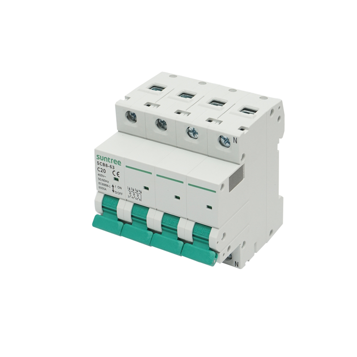 Siguranță automată Suntree 3P+N 400VAC – variante 10A/16A/20A/40A (DISMB44/45/46/49) [2]