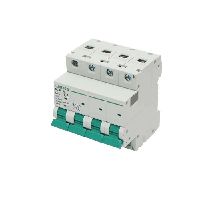 Siguranță automată Suntree 3P+N 400VAC – variante 10A/16A/20A/40A (DISMB44/45/46/49) [2]