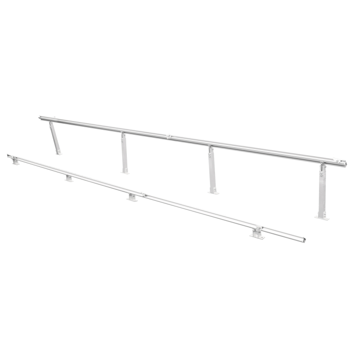 Structură montaj acoperiș 4 panouri, unghi reglabil 15–30° Breckner (BK77904)4) [7]