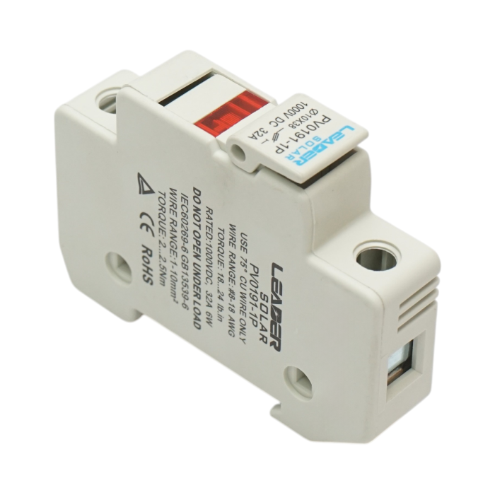 Soclu separator fuzibil gPV 1P 1100V 32A pentru sisteme fotovoltaice - Leader BK87391 [3]