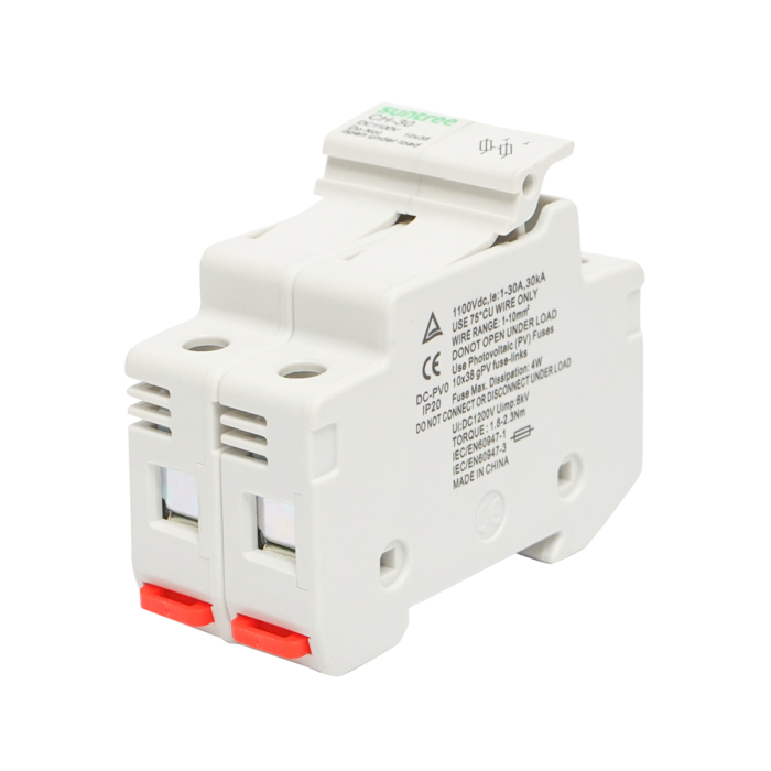 Soclu separator fuzibil gPV 2P 1100V pentru sisteme fotovoltaice - Suntree BK87392 [5]