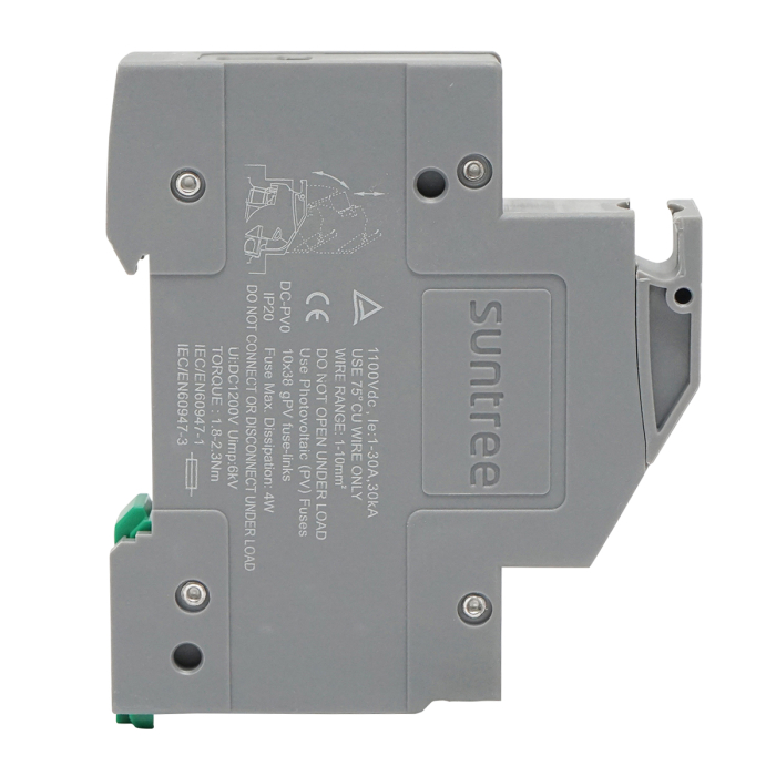 Soclu separator fuzibil gPV pentru sisteme fotovoltaice 1P 1100 V - Suntree BK77752 [4]