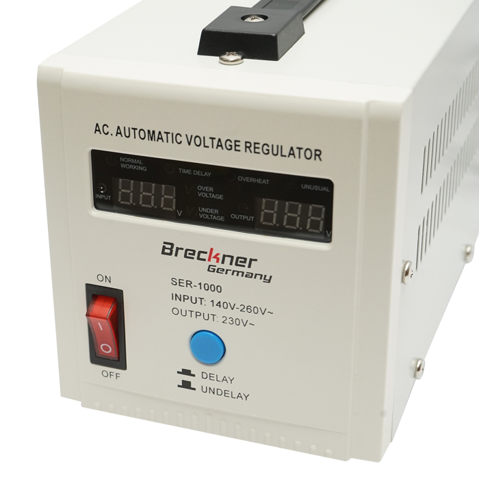 Stabilizator tensiune monofazat BK79718 BK79719 500VA 1000VA 2 Schuko LCD [6]