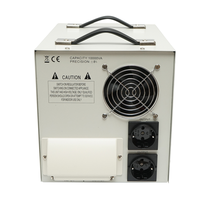Stabilizator automat tensiune 2000VA monofazic cu releu BK79720 2 Schuko LCD [2]