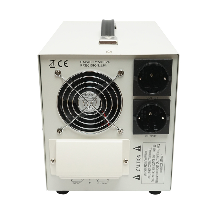 Stabilizator automat tensiune 2000VA monofazic cu releu BK79720 2 Schuko LCD [2]