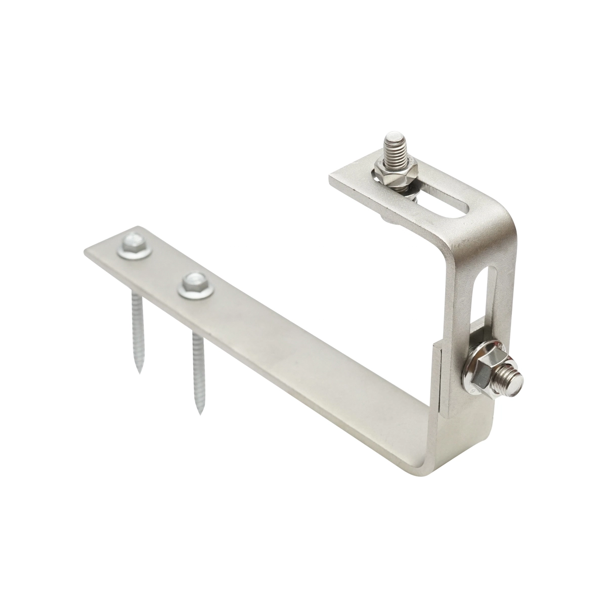 Suport reglabil tip L Breckner BK69797 pentru prindere șină panouri solare pe acoperiș din tablă [3]