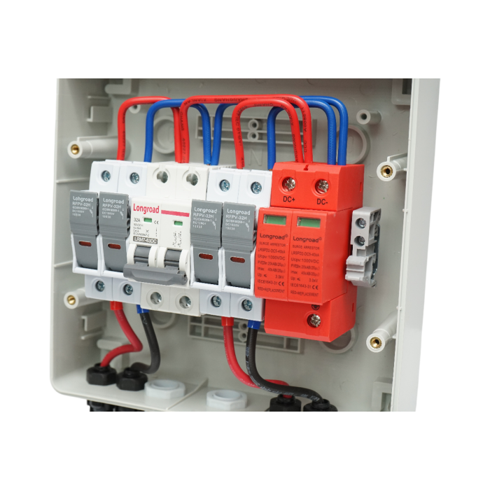 Tablou sigurante DC echipat 6kW pentru sistem fotovoltaic 2 stringuri ON OFF GRID [5]