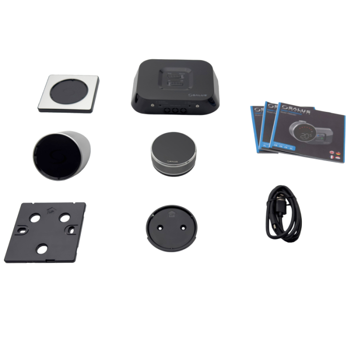 Termostat ambient wireless Salus IT800 Wi-Fi, programabil, afisaj digital, gri [4]