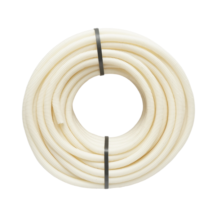 Tub flexibil copex corugat spiral 16 mm alb 50 m rola DISVD97 [2]