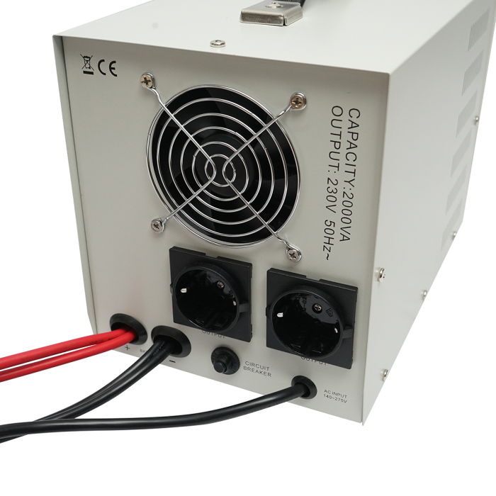 UPS invertor centrală 1400W 2000VA sinus pur 24V 230V Breckner BK79717 [5]