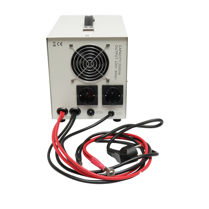 UPS invertor centrală 1400W 2000VA sinus pur 24V 230V Breckner BK79717 [2]