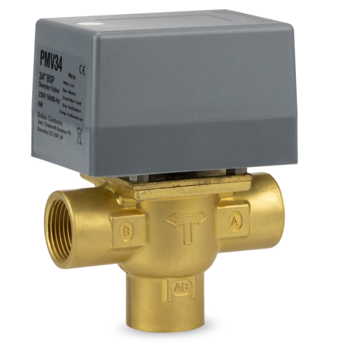 Salus PMV34 – vană deviatoare 3 căi, 3/4”, pentru instalații termice și HVAC [3]