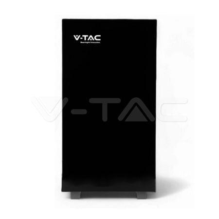 Sisteme Fotovoltaice - V-TAC 12282 baterie LiFePO4 10.24kWh 51.2V LV, IP20, BMS, corp negru