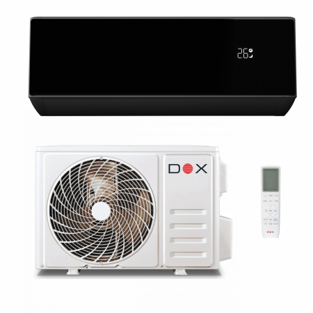 DOX - Aer conditionat 18000 BTU, DOX PRO A++, negru, sterilizare UVC+BIG CARE, Gentle cool wind, R32, WiFi