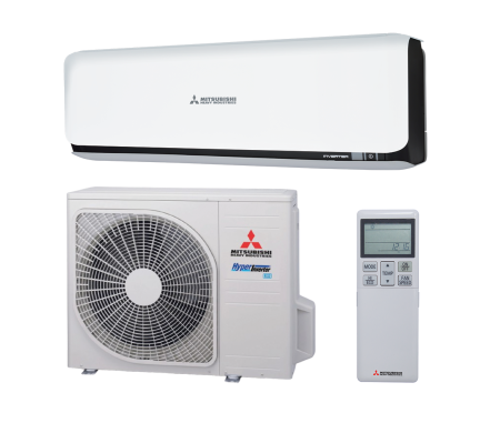 Aparate aer conditionat monosplit - Aparat de aer conditionat de tip split Mitsubishi Heavy Harukaze Pro, Wi-Fi,  A+++/A+++, Black & White