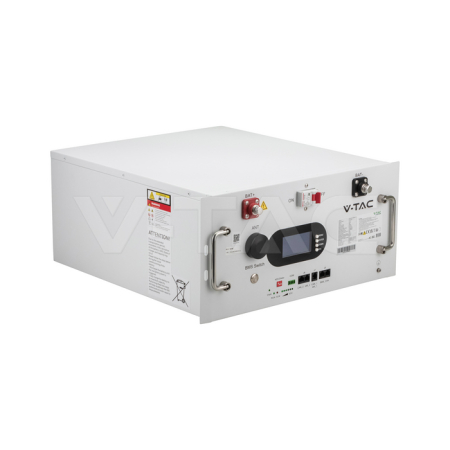Baterie V-TAC LiFePO4 Rack 9.6kWh 48V Wi-Fi alba 12718 [2]