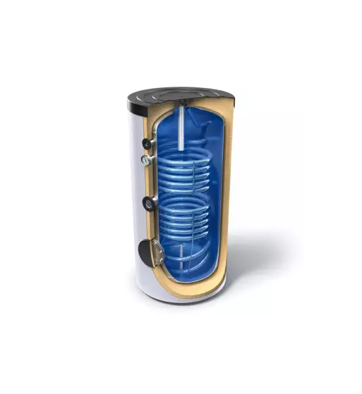 Boilere Indirecte cu 2 serpetine - Boiler indirect TESY EV6/4 S2 160 60 cu 2 serpentine, 154 litri, montaj pe pardoseală