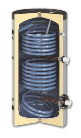 Boiler DOX WT2 150 L, cu doua serpentine si montare verticala [2]