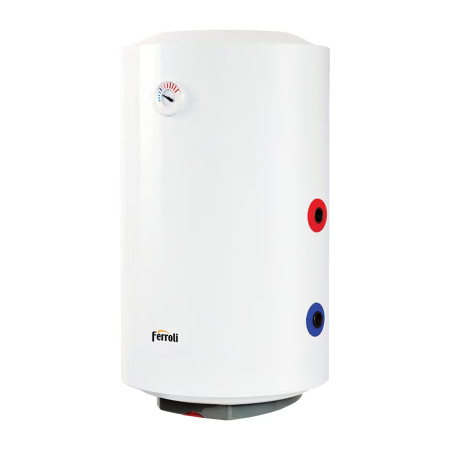 Ferroli - Boiler termoelectric Ferroli Power Termo 80V cu serpentina dreapta, 75 litri, montaj vertical 1500 W