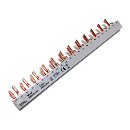 Elemente de conexiune - Busbar ETI SKN0021/10 1P+N tip pin 12 module 63A 2921150