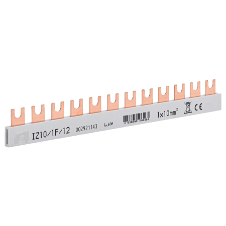 Elemente de conexiune - Busbar ETI IZ10/1F/12 1 faza 12 module 63A 2921143