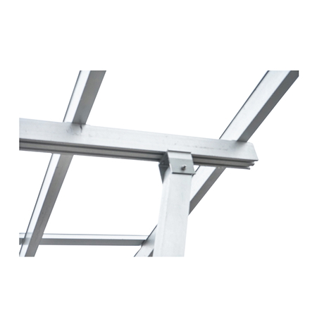 Carport aluminiu 2 mașini Breckner BK77985 – prindere PV 15 panouri, 10° [1]