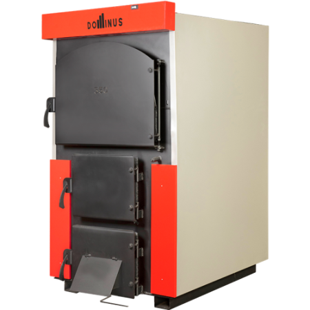 Cazane combustibil solid cu ardere clasica - Cazane Dominus pe lemn și cărbune 25-300 kW – gamă completă