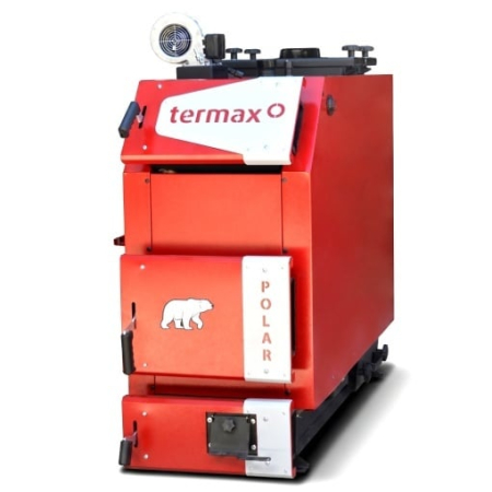 Centrală cazan pe lemn și cărbune Termax Polar 30 kW cu ventilator și automatizare. [1]