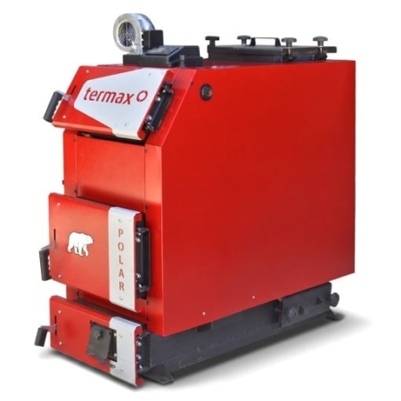 Incalzire - Centrală cazan pe lemn și cărbune Termax Polar 40 kW cu ventilator și automatizare
