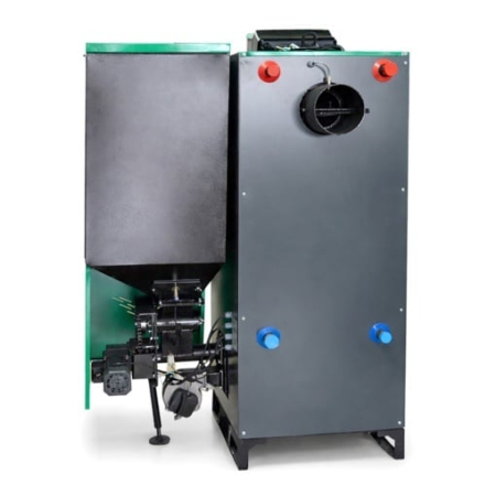 Centrală mixtă Termax 40 kW pe lemn și peleți, cu buncăr 150 kg și control digital. [2]